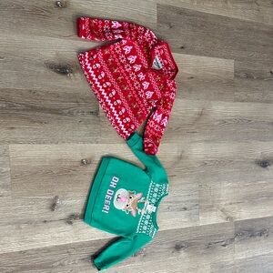 OshKosh B'gosh‎ Red and Pink Patterned Sweater